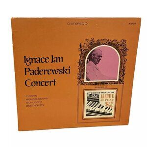Ignace Jan Paderewski Concert (Vinyl, 1967) Everest X-926 VG+ LP Record Album